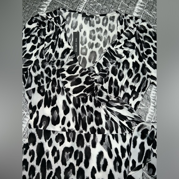 The Limited Wrap Dress - Animal print - NWT Medium - Picture 2 of 3